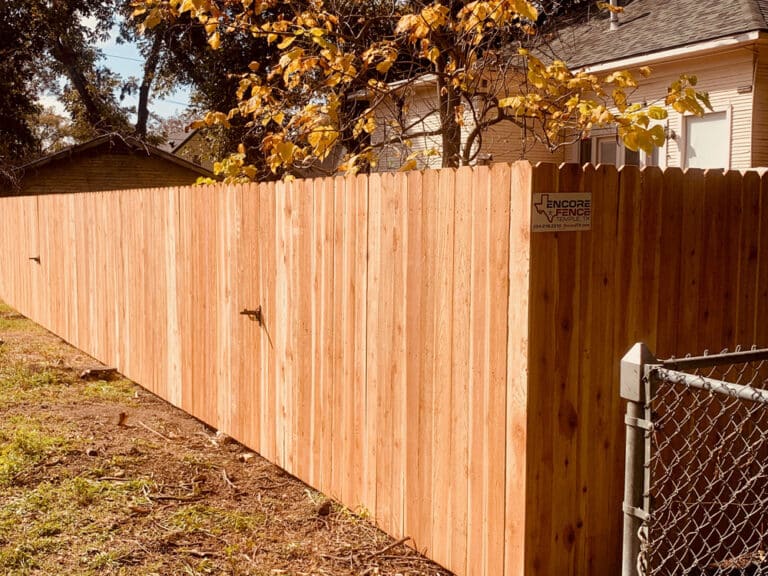 Cedar Fence Installation | Wood Fence Installation | Cap and Trim Fence Installation | Privacy Fence Installation | Encore Fence Company