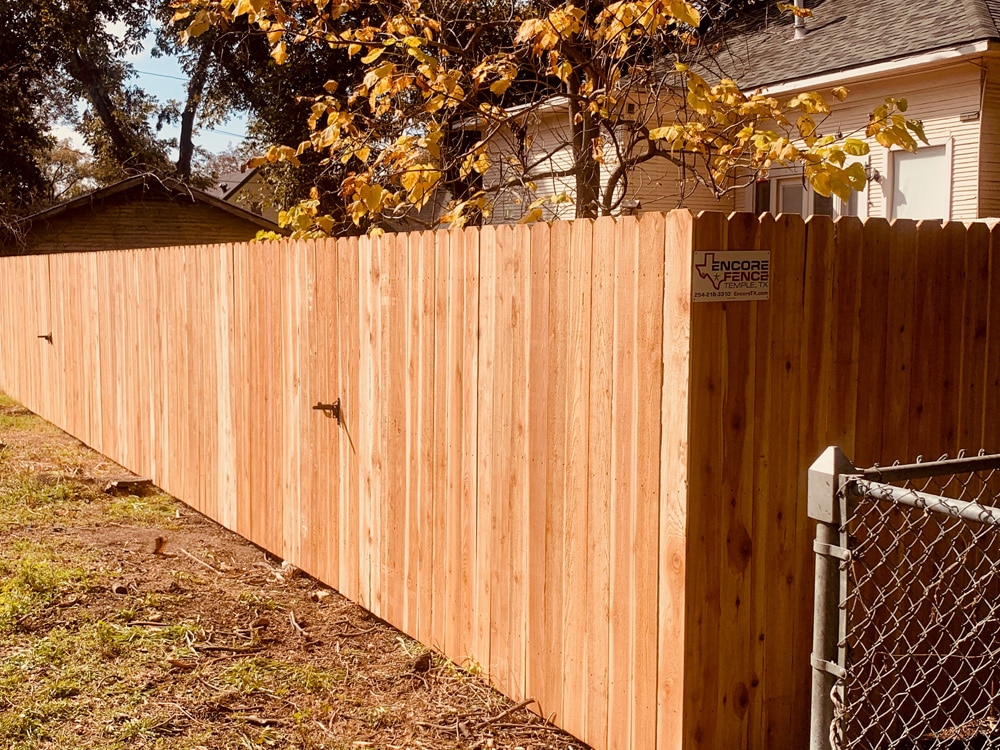 Cedar Fence Installation | Wood Fence Installation | Privacy Fence Installation | Encore Fence Company