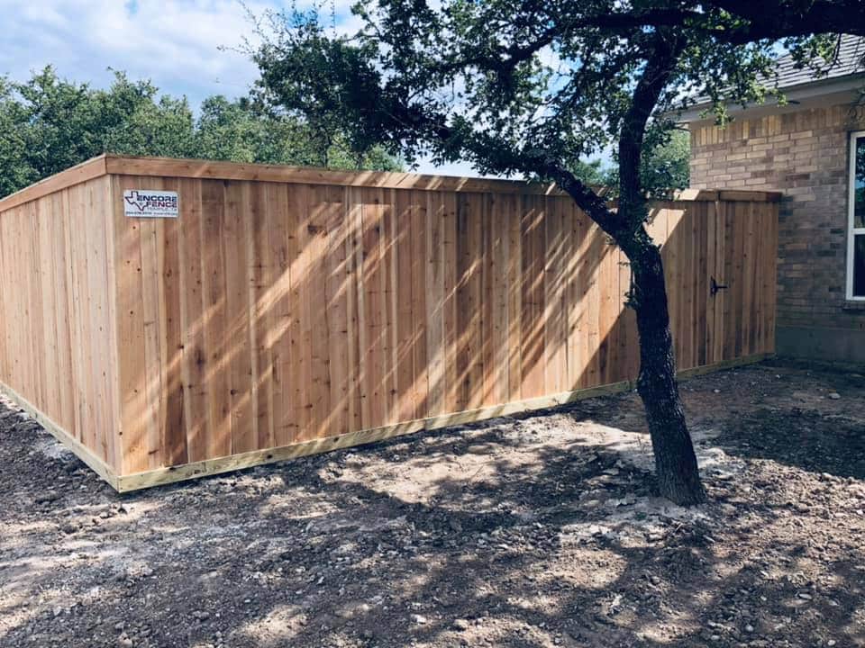 Temple Wood Fence Installation